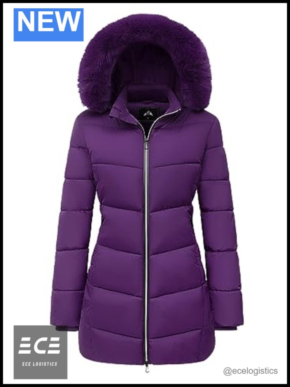Women's Long Warm Winter Puffer Jacket Lightweight Down Coat